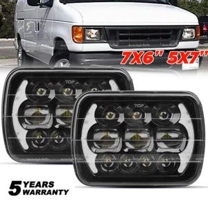 Faros LED sellados 2 piezas para furgoneta de carga 5x7"" 7x6"" para furgoneta de carga Chevy Express 1500 2500 3500 - Imagen 1 de 9