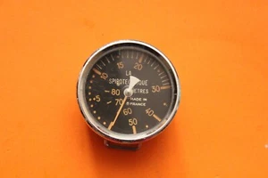 La Spirotechnique Scuba Marine 80 m Profondeur Jauge 1970 Vintage - Photo 1 sur 14
