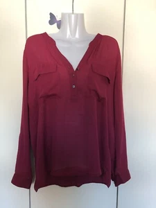 elegante rote Bluse von h&m Gr. 38 NEU - Bild 1 von 3
