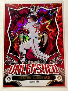 Orioles Heston Kjerstad Mint 2024 Donruss Unleashed Red Xplosion Parallel #43/99 - Picture 1 of 1
