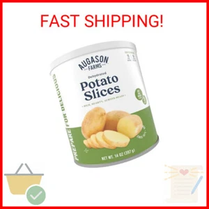 Augason Farms Dehydrated Potato Slices Can, Emergency Food Supply, Everyday Meal - Picture 1 of 2