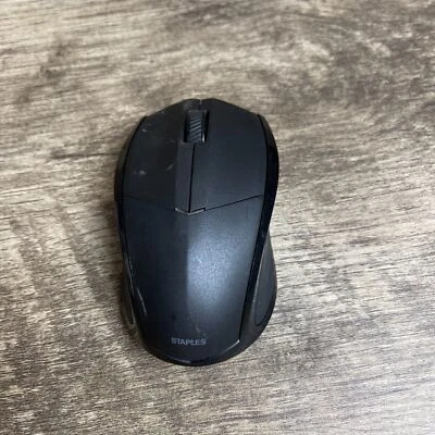 Staples 23420 Black Wireless Battery Status Indicator Optical Standard Mouse - Image 1 of 4