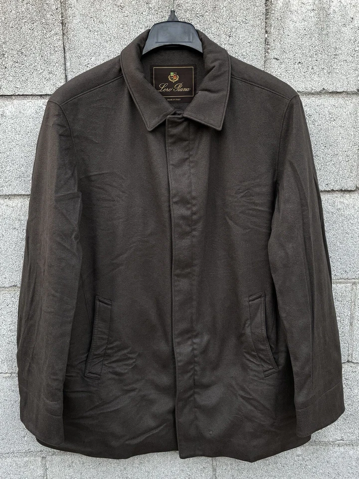 $4995 Loro Piana Storm System Cashmere Voyager Jacket Coat Green Sz 2XL - Image 1 of 4