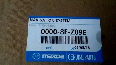 SEALED BOX! Mazda 6 Navigation SD Card 2016 2017 2018 00008FZ09E NEW! - Image 1 of 4
