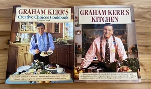 2 Book Lot- Graham Kerr's Kitchen & Creative Choices Cookbooks - VG - Bild 1 von 5