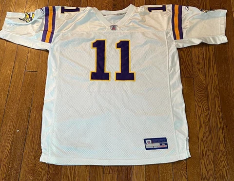 Daunte Culpepper Minnesota Vikings Stitched Reebok NFL Football Jersey Size 50 Cover