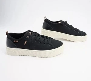 Skechers BOBS Copa Vegano Lavable Lona Zapatos Negros 5/M Nuevos - Imagen 1 de 1