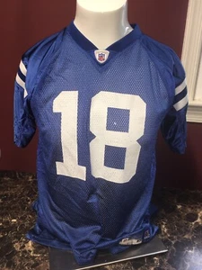 REEBOK INDIANAPOLIS COLTS PEYTON MANNING JERSEY YOUTH SIZE XL 18/20 - Picture 1 of 7