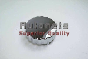 Chrome Plastic Power Steering Pump Cap Snap On Saginaw SBC BBC 350 454 GM A Can - Picture 1 of 2