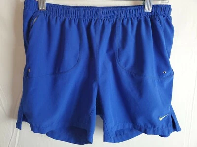 Pantalones cortos de natación forrados de malla Nike Dri-Fit vintage para mujer talla S Foto 1 de 4