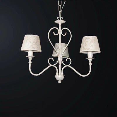 Chandelier Classic Contemporary Wrought Iron 3 Lights Bga 3133-3 - Image 1 of 2