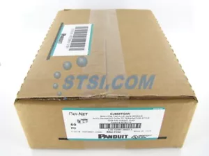 (SCATOLA DA 50) Panduit CJ688TGIW Cat6 Modulo Jack Mini-Com, Bianco sporco GENIUNE ~STSI - Foto 1 di 4