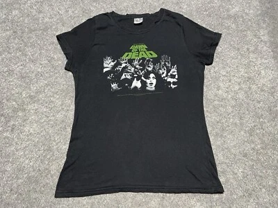 2005 George A. Romero рассвет мертвецов черный женщин Bay Island винтажная рубашка - Изображение 1 из 4