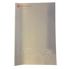 Leica Digilux 1 Brochure Pamphlet Catalog | The Digital Reportage Camera