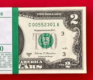 NEW 2017A $2 TWO DOLLAR BILL ( PHILADELPHIA C ) Uncirculated - Picture 1 of 3