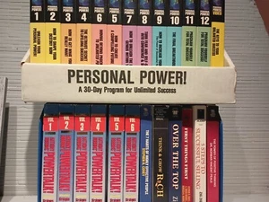 Anthony Robbins PERSONAL POWER Power Talk Covey Ziglar Peale Hill Cassette & VHS - Picture 1 of 6