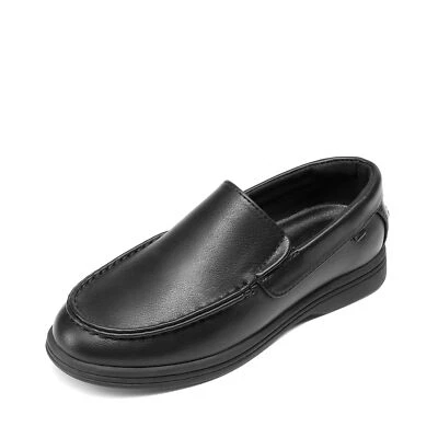 DREAM PAIRS Boys Dress Shoes Slip-On Classic Loafers Casual Flat Shoes - Image 1 of 4