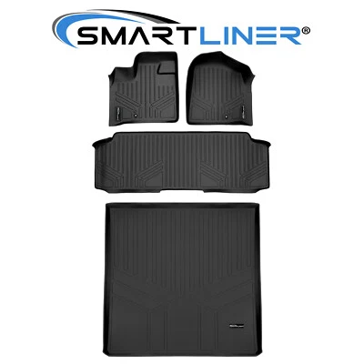 SMARTLINER Floor Mats Cargo Trunk Liner TPE 2008-2020 Caravan Town And Country - Image 1 of 4