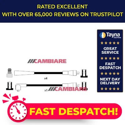 Juego de cables de encendido HT para FORD P100 Mk2 2.0 87 a 92 calidad Cambiare Foto 1 de 4