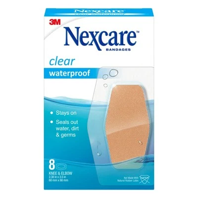 Vendaje impermeable para rodilla/codo Nexcre de 3 m Wtpr talla 8 ct Nexcare rodilla y codo... Foto 1 de 4