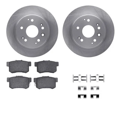 For Acura CL 2001-2003 R1 Concepts WFUH1-58092 Rear Brake Kit w Optimum Pads - Image 1 of 3