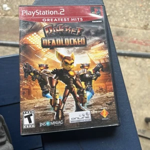 PlayStation 2 PS2 Ratchet Deadlocked Greatest Hits CIB Complete - Picture 1 of 4