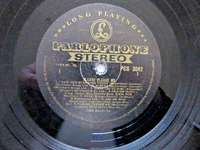 BEATLES  UK Stereo Gold "Please Please Me" LP  Northern songs--94-1-G   95-1-R - Image 1 of 4