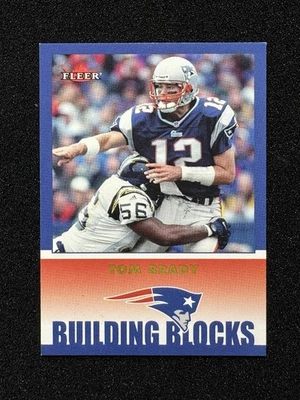 Tom Brady 2002 Fleer Skybox Building Blocks “MINI” #/125 Early Rookie Years RC - Image 1 of 2