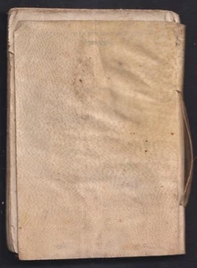 Librito antique de pergamino de Religion Catolica book antiguo - Picture 1 of 2