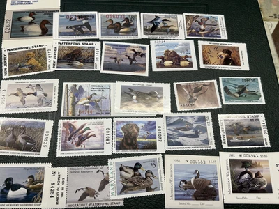 LOTE DE 48 SELLOS DIFERENTES DE PATO DEL ESTADO NH COMO NUEVOS. ENVÍO GRATIS. Foto 1 de 2