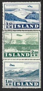 Island, Scott #C27-C29, Ansichten, gebraucht - Bild 1 von 1