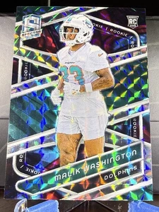 2024 Malik Washington Panini Spectra Interstellar Prizm Rookie #196 45/60 - Picture 1 of 2