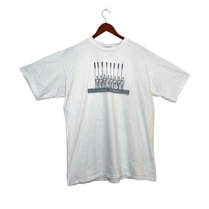 T-shirt vintage vecchia scuola abbigliamento co squadra canottaggio punto singolo taglia XL - Foto 1 di 8