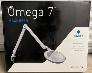 Daylight Co Omega 7 LED Magnifying Lamp – Ultimate Lighting + Magnifier Solution - Picture 1 of 23