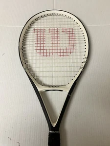 WILSON Black Whisper Tennis Racket Racquet 4 1/4” Great Condition - Picture 1 of 11