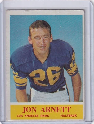 1964 Philadelphia Football #85 Jon Arnett - Los Angeles Rams - Image 1 of 2