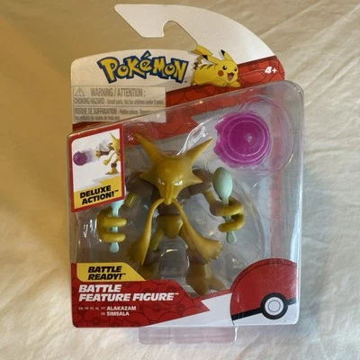 Figura característica de batalla Jazwares Pokémon Deluxe ALAKAZAM - PKW3036 Foto 1 de 2