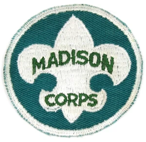 Vintage Madison Scouts Drum & Bugle Corps Patch Four Lakes Council Wisconsin WI - Picture 1 of 2