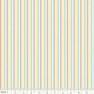 Zig Zag Stripe by Robert Kaufman Fabrics 100% Cotton Fabric Fat Quarter - Picture 1 of 1