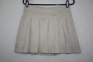 Children's Place Girls Size 16 Beige Khaki A Line Stretch Skort Skirt - Picture 1 of 5