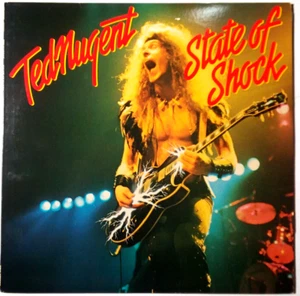 TED NUGENT State Of Shock 1979 Hard Rock Vinyl Record LP with Inner sleeve - Picture 1 of 8
