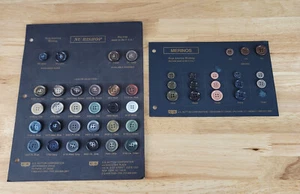 Vintage US Button Corp DISPLAY SALEMAN SAMPLE CARDS Merinos - Nu Bishop - Bild 1 von 3