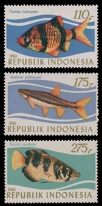 Indonesia 1983 - Mi-N.o 1116-1118 ** - Estampillada sin montar o nunca montada - Peces / Peces - Imagen 1 de 1