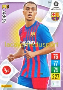 058 SERGINO DEST - USA # FC BARCELONA PANINI LIGA SANTANDER 2021 2022 ADRENALYN - Picture 1 of 1