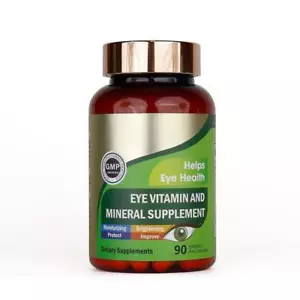Lutein Augenvitamine Zeaxanthin zur Unterstützung der Augengesundheit 90 Tablett - Bild 1 von 8