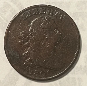 1800 Draped bust half cent , VG , better date - Picture 1 of 5