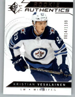 2018-19 SP #127 Kristian Vesalainen RC 1199 (ref 157773) - Image 1 of 2