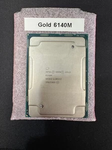 Intel Xeon Gold 6140M 2,3 GHz Socket-3647 18 núcleos Skylake CPU SR3AZ - Imagen 1 de 2