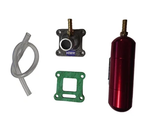 Juego de afinación 2 tiempos 47/49 cc BOTELLA BOOST BOTTLE rojo bicicleta de bolsillo mini Cross HMParts - Imagen 1 de 1