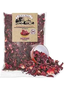 ORGANIC Premium Real Dried Cut Hibiscus Flowers Tea, Jaimaica Tea 2.5 LB - Picture 1 of 5